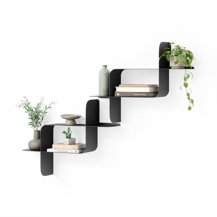 Montage Metal Wall Shelves (2 pack)