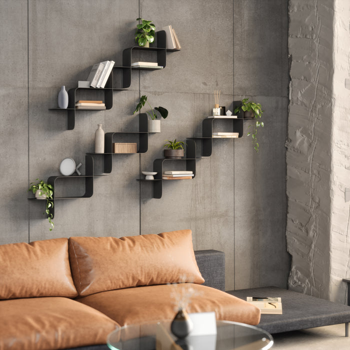 Montage Metal Wall Shelves (2 pack)