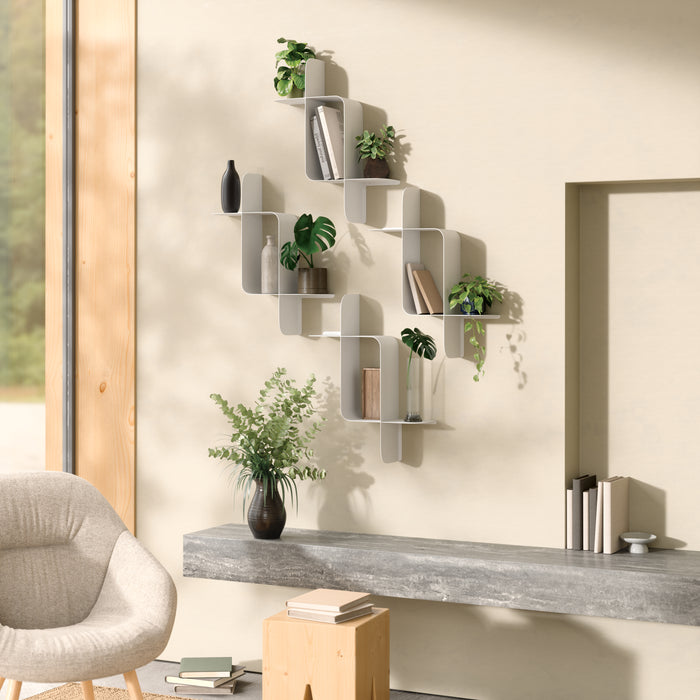 Montage Metal Wall Shelves (2 pack)