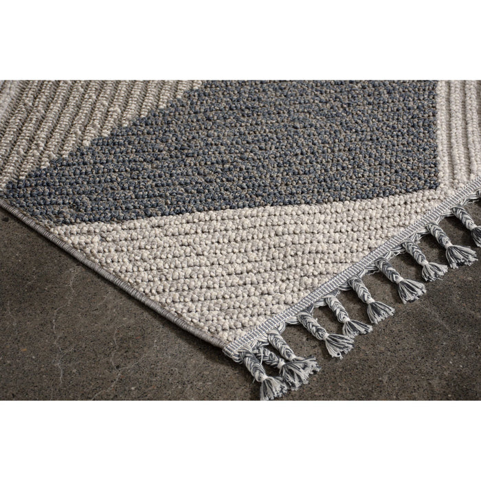 Ambrose Sage & Grey Geometric Area Rug