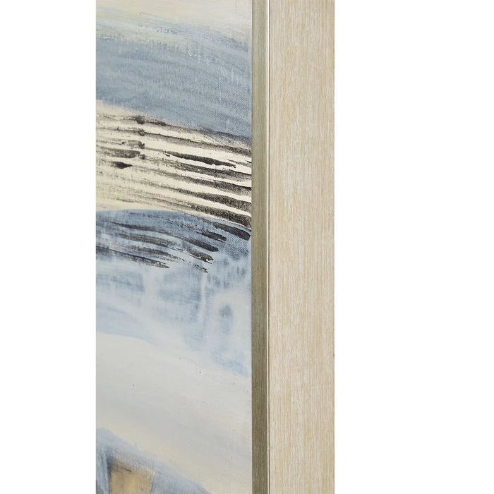 Renwil Gatwick Hand-Painted Coastal Canvas Art | 70" × 20"