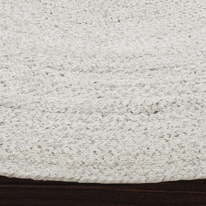 Cercola Ivory Round Handwoven Rug