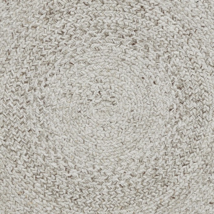 Cercola Ivory Round Handwoven Rug