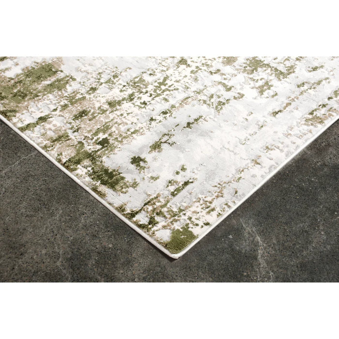 Ariella Ivory & Sage Abstract Area Rug