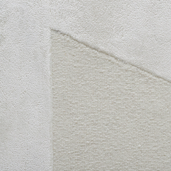 Mosaico Ivory Geometric Hand-Tufted Rug
