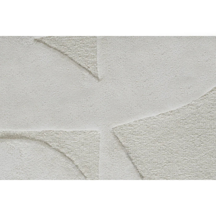 Mosaico Ivory Geometric Hand-Tufted Rug