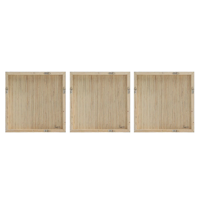 Renwil Lyon Hand-Painted Wood Wall Art, Set of 3