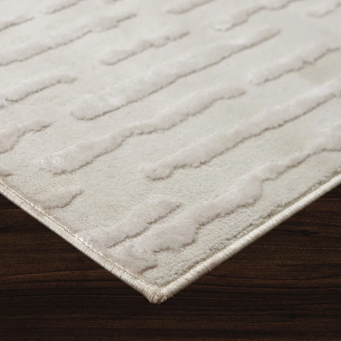 Camila Ivory Textured Area Rug