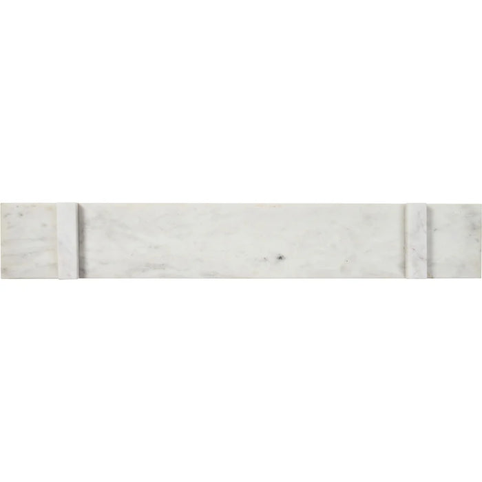 Inka White Marble Decorative Tray