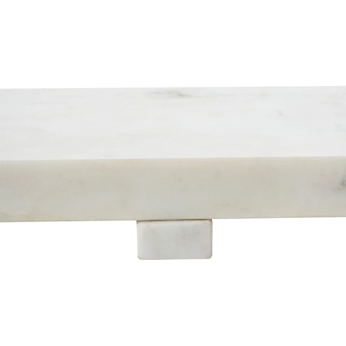 Inka White Marble Decorative Tray