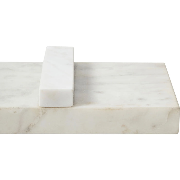 Inka White Marble Decorative Tray