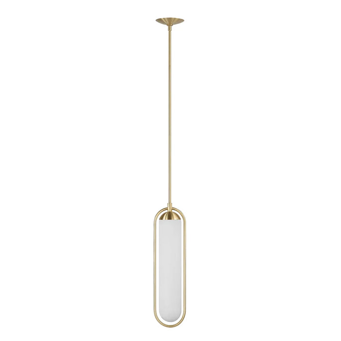 Thurles Satin Dark Brass Pendant Light