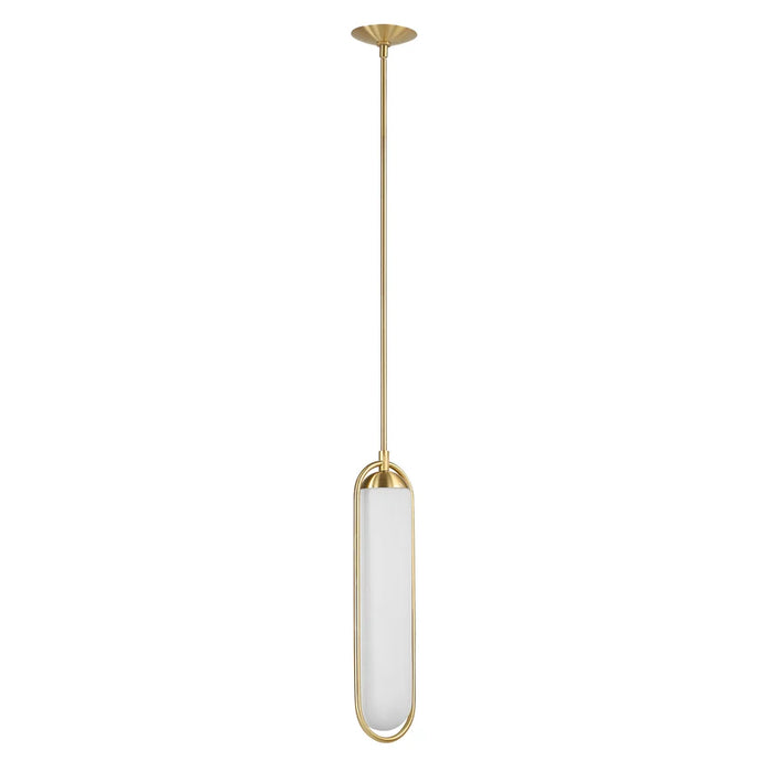 Thurles Satin Dark Brass Pendant Light