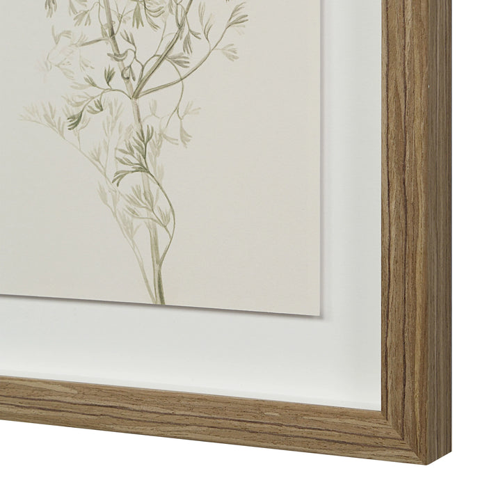 Renwil Crema 9-Piece Framed Botanical Wall Art Set
