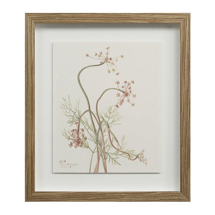 Renwil Crema 9-Piece Framed Botanical Wall Art Set
