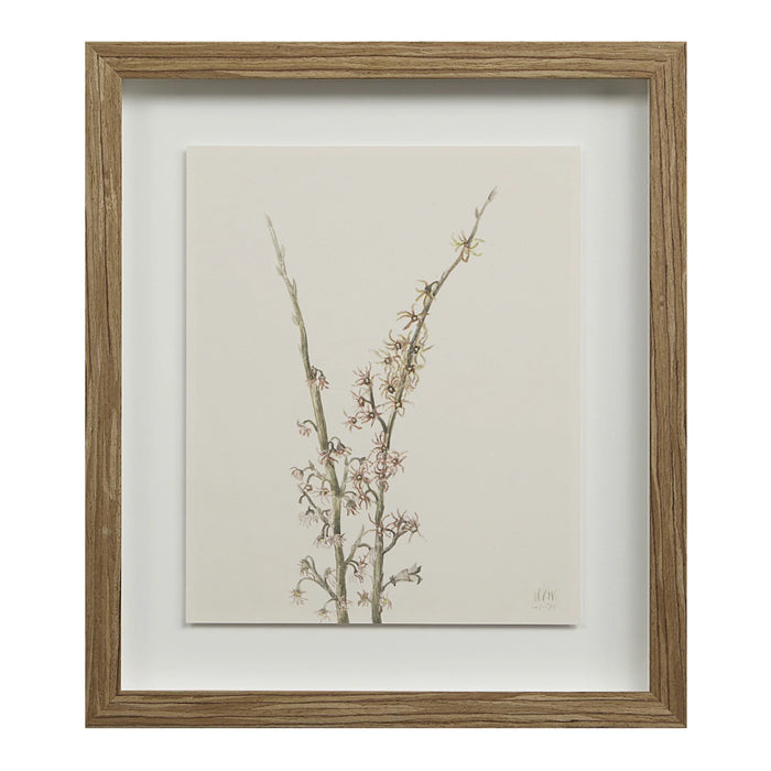 Renwil Crema 9-Piece Framed Botanical Wall Art Set