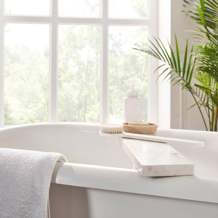 Inka White Marble Decorative Tray