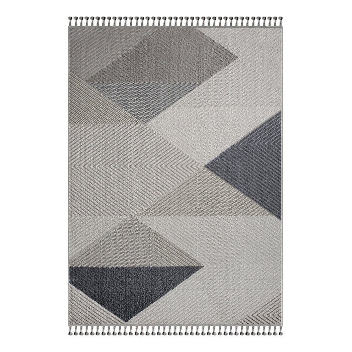 Ambrose Sage & Grey Geometric Area Rug