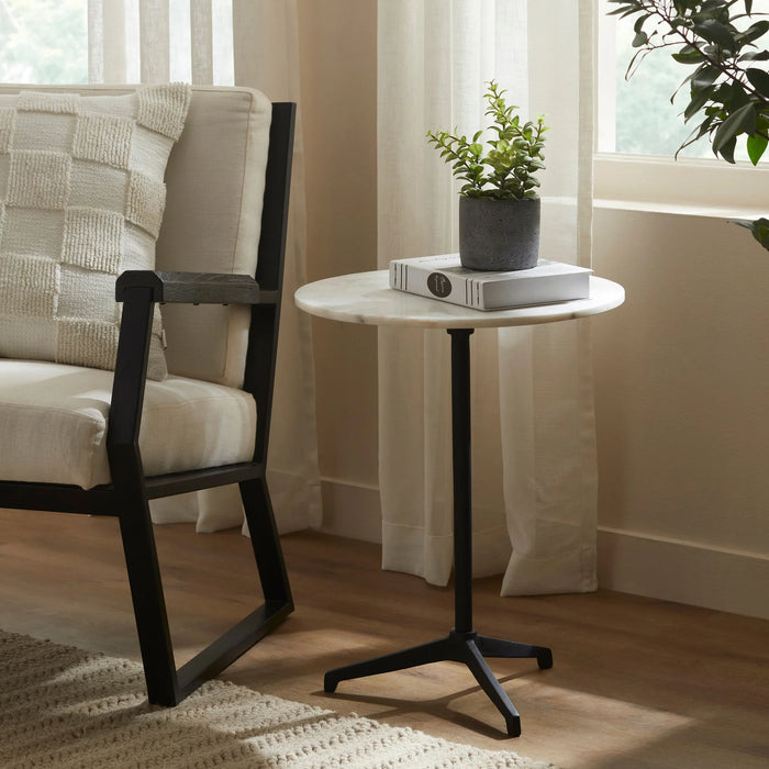 Table d'appoint en marbre Danica de Renwil