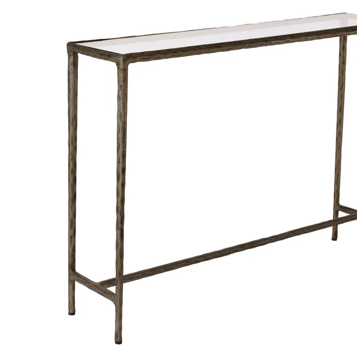 Renwil Nara Clear Glass Console Table