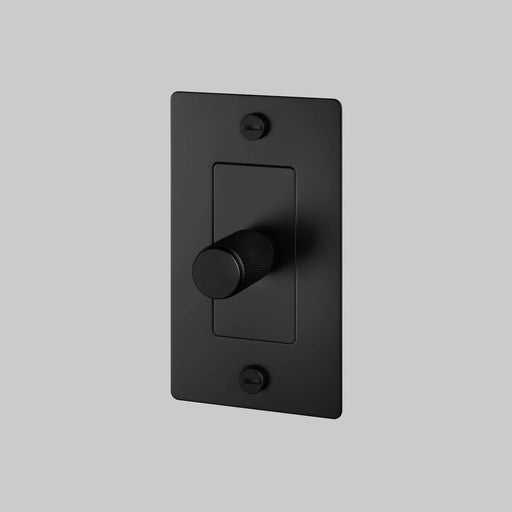 Buster + Punch 1-Gang Incandescent Dimmer Switch – Cross - Black / Without Logo - 1G Dimmers
