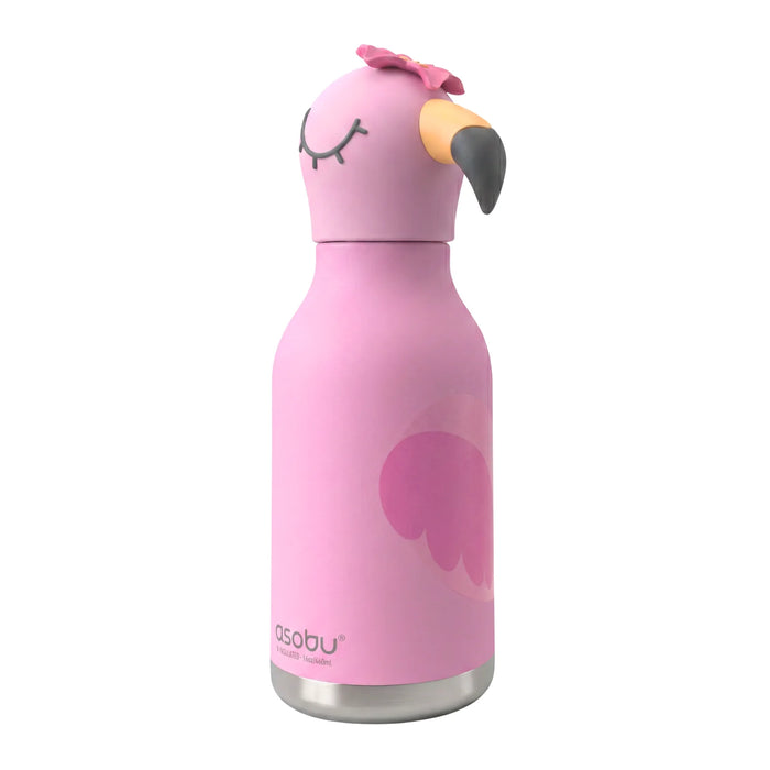 Asobu Bestie Bottle – Lola Flamingo 16oz Insulated Water Bottle