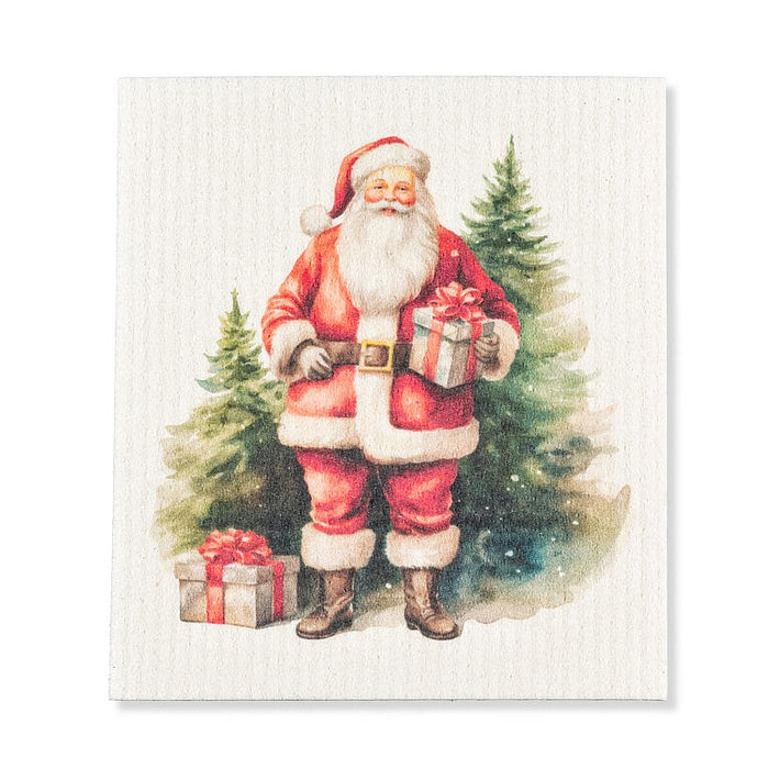 Swedish Dishcloths- Classic Santa, Set of 3