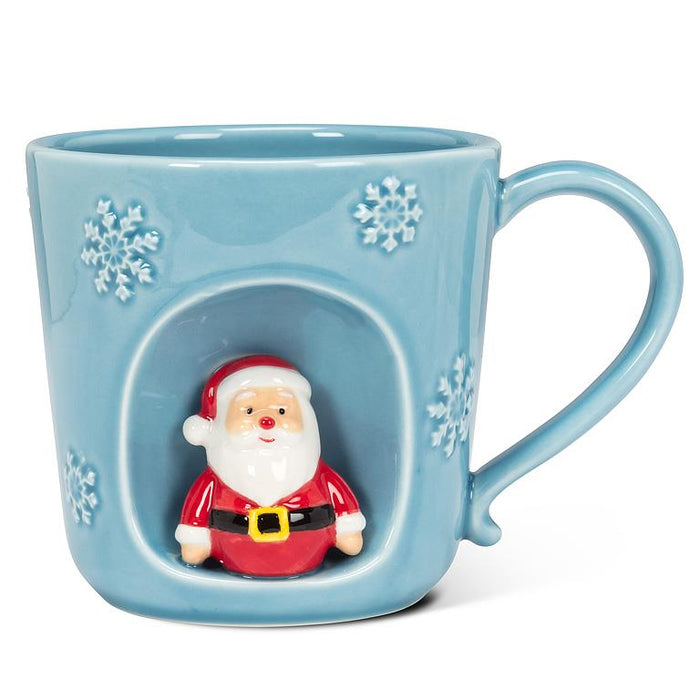 Snowflake Santa 14 oz. Mug