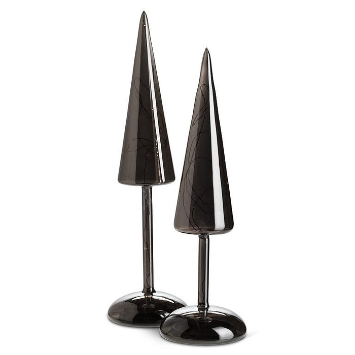 Smoke Glass LED Tree- Medium