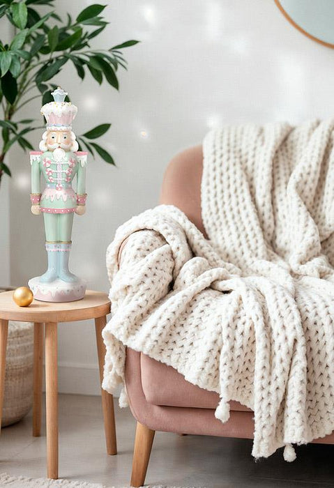 Candy Nutcracker Statue- Pastel