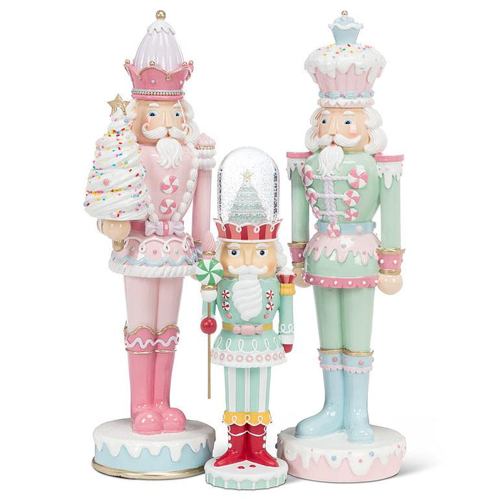 Candy Nutcracker Statue- Pink