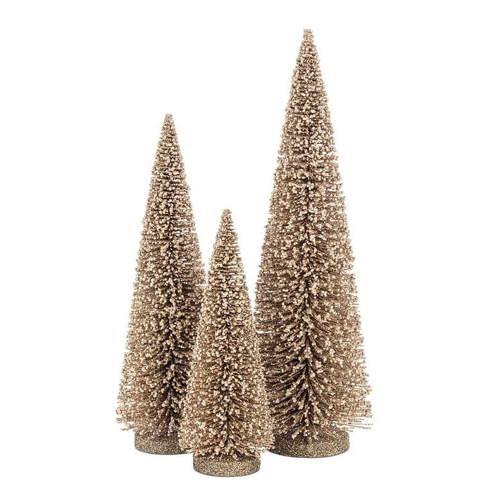 Gold Glitter Brush Tree- Large