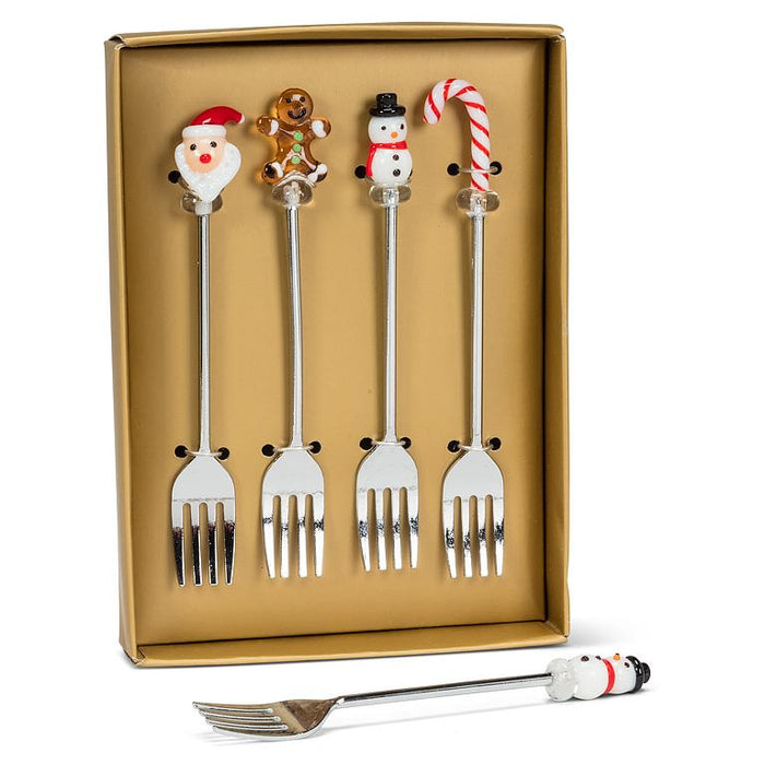 Holiday Icon Cocktail Forks – Set of 4