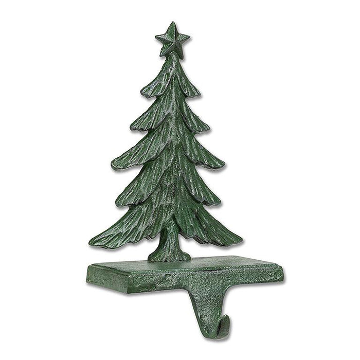 Abbott Collection Cast Iron Christmas Tree Stocking Holder - Stocking Holders