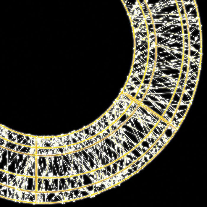 Micro LED Wreath- Large
