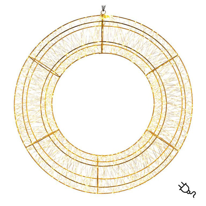 Micro LED Wreath- Large