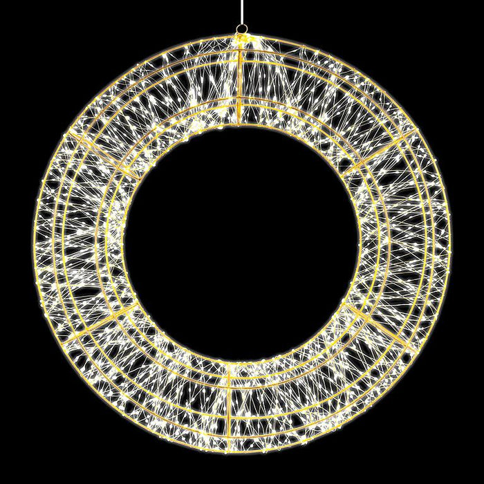 Micro LED Wreath- Large