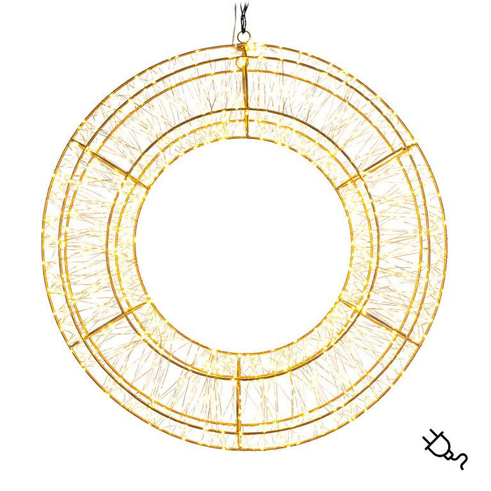 Micro LED Wreath- Medium