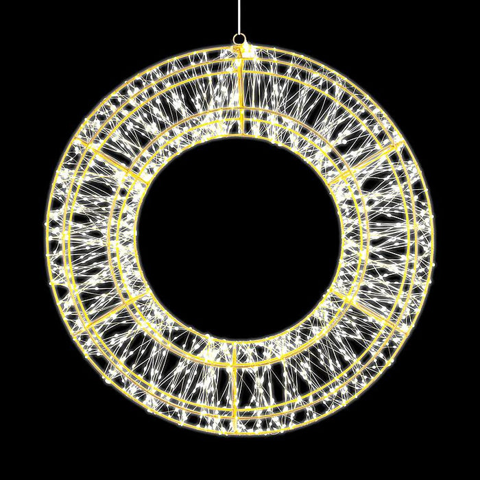 Micro LED Wreath- Medium