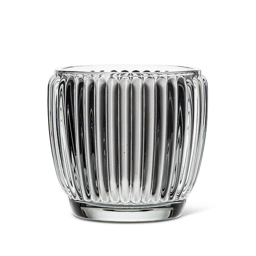 Abbott Collection Ribbed Glass Votive — Grey Set of 6 - Candle Holders