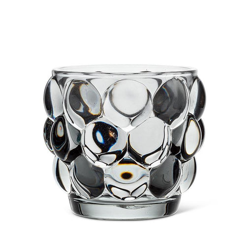 Abbott Collection Bubble Glass Votive — Grey Set of 6 - Candle Holders