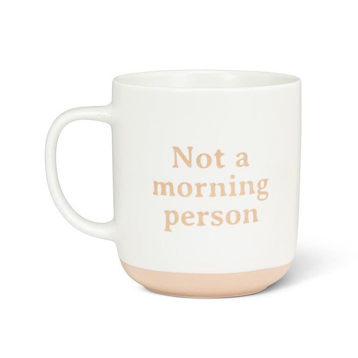 Not a Morning Person Bone China Mugs, 15 oz – Set of 6