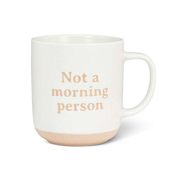 Not a Morning Person Bone China Mugs, 15 oz – Set of 6