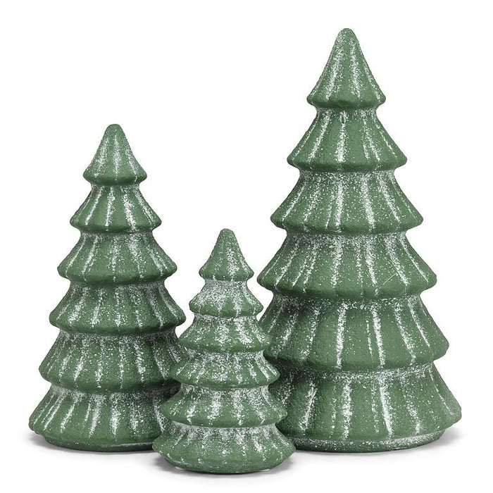 Snowy Evergreen Tree- Large