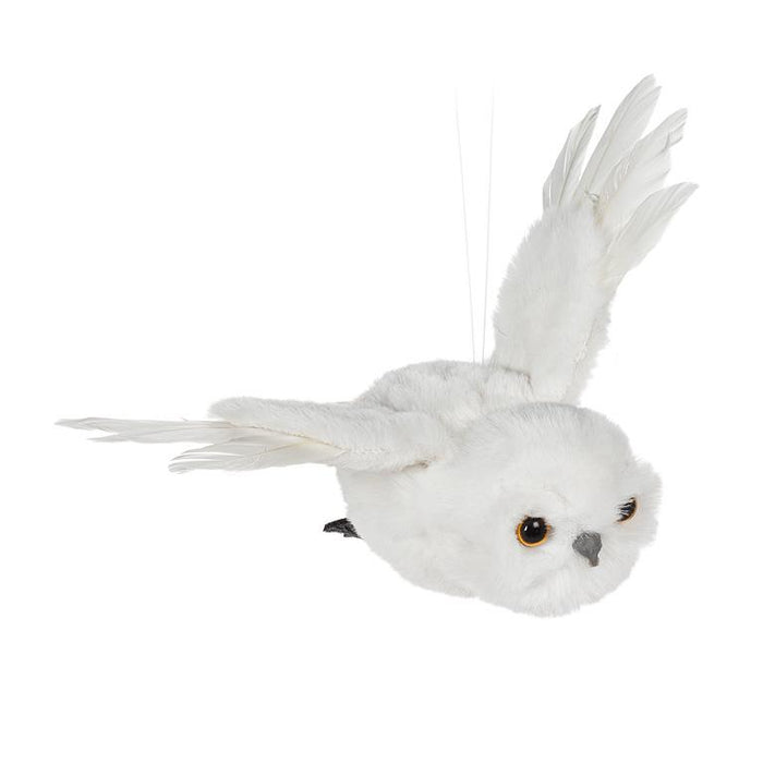 Flying Owls Ornaments, Set of 2