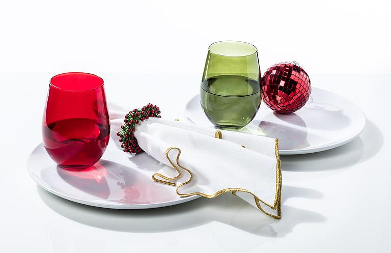 Beaded Wreath Napkin Rings – Set of 4