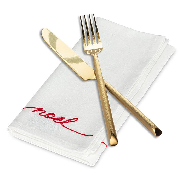 Noel Stitch Napkin – Set of 4