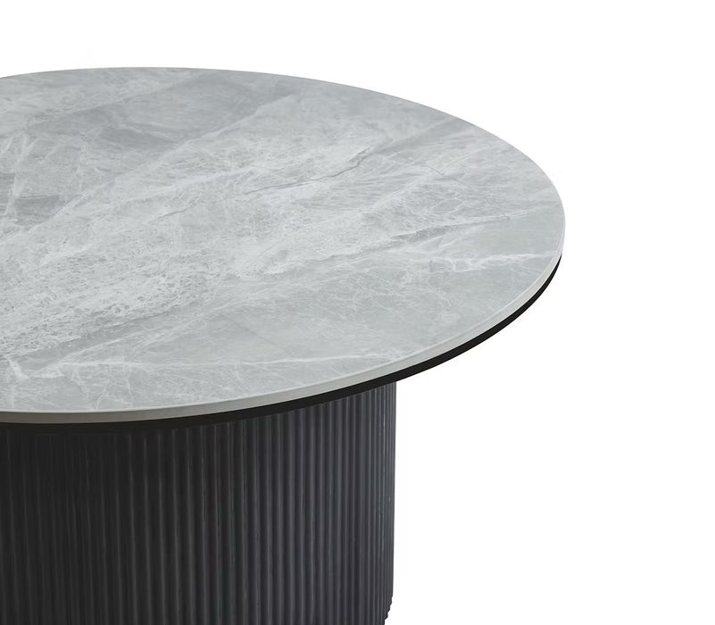 Roman Coffee Table with Black Base