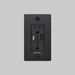 Buster + Punch 1-Gang Duplex Outlet with USB-A & USB-C – Cross - 1G USB A + C Outlets