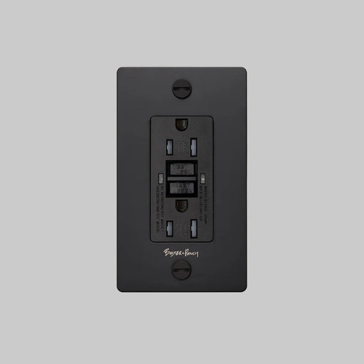Buster + Punch 1-Gang Duplex GFCI Outlet – Cross - 1G GFCI